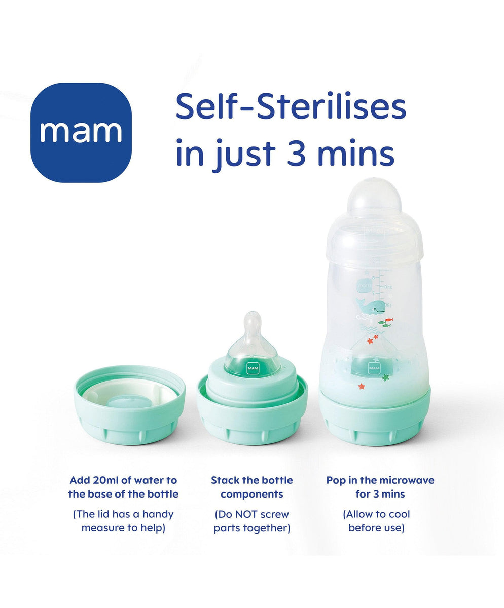 Mam newborn cheap bottle set