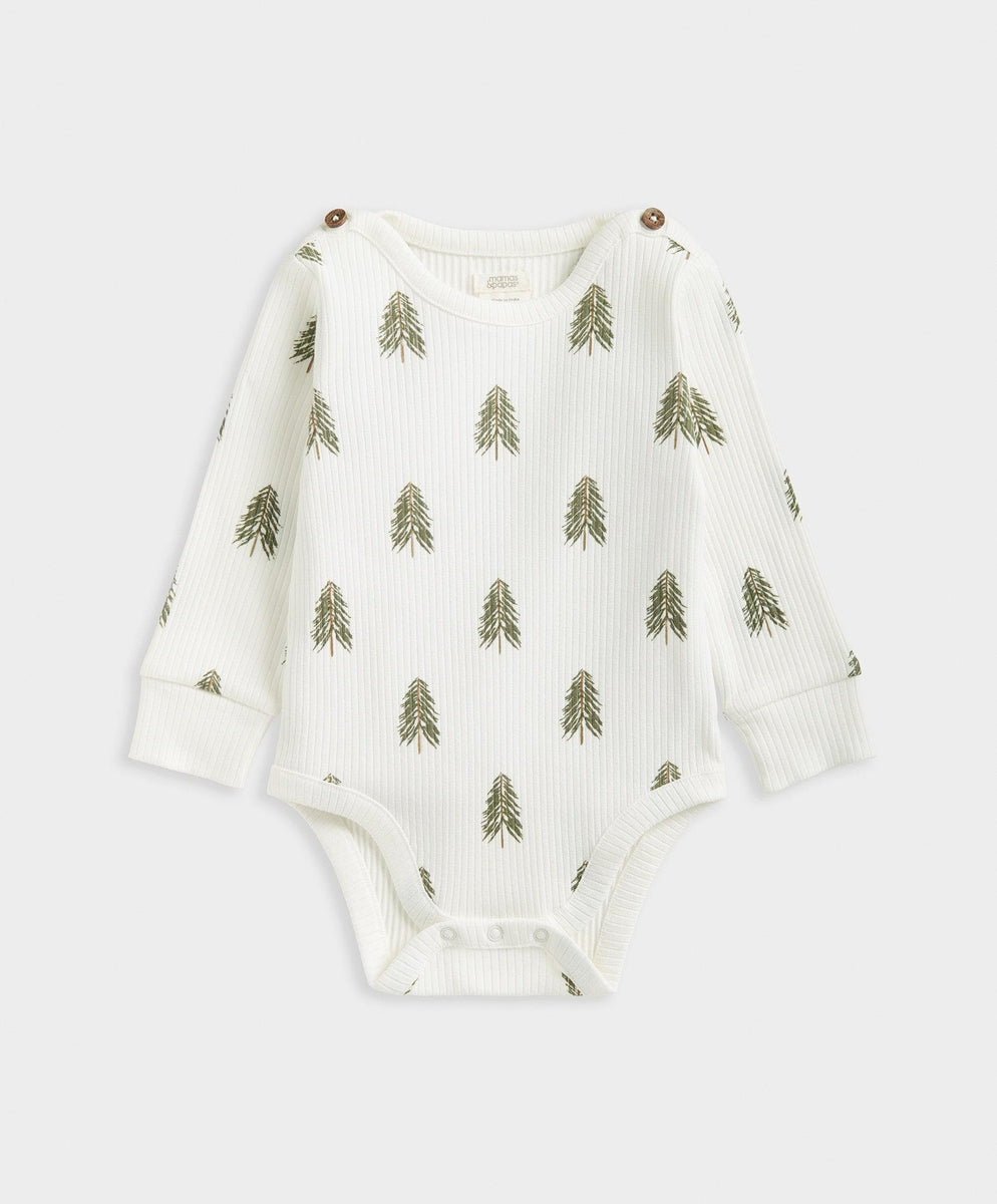 Christmas Tree Bodysuit And Leggings Mamas And Papas Uk