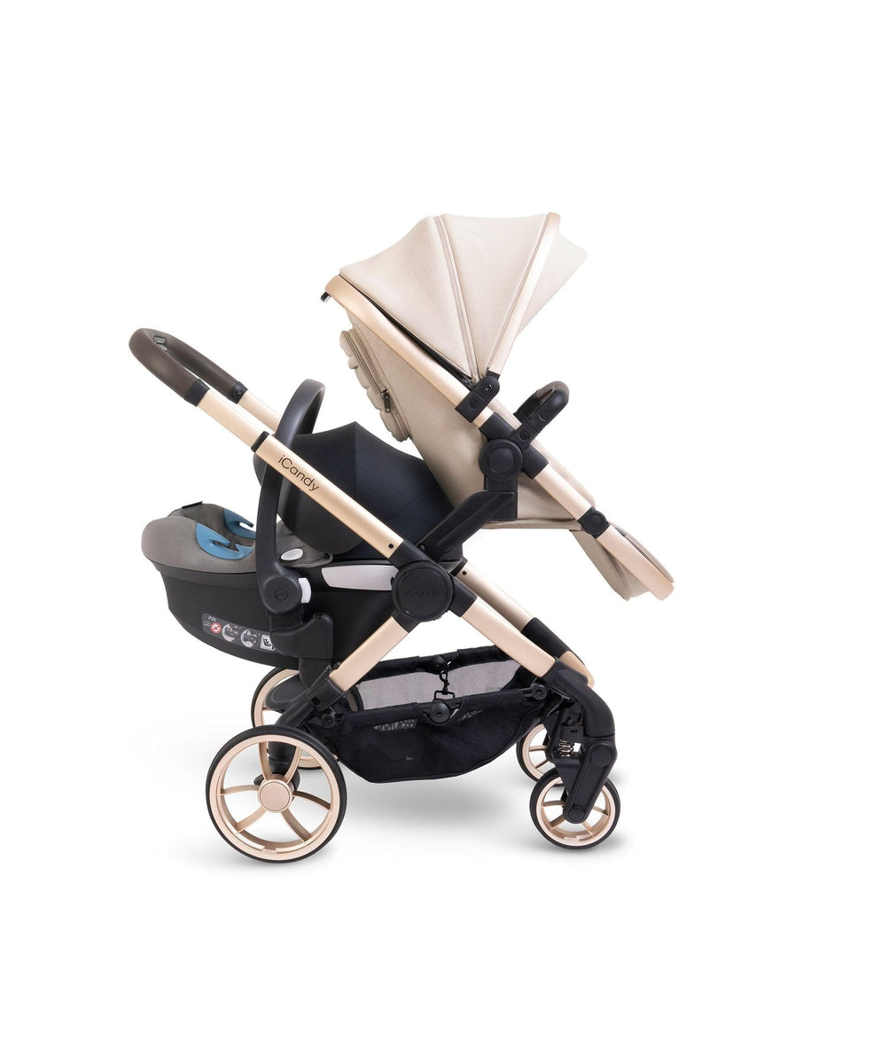 Icandy double best sale pushchair mothercare