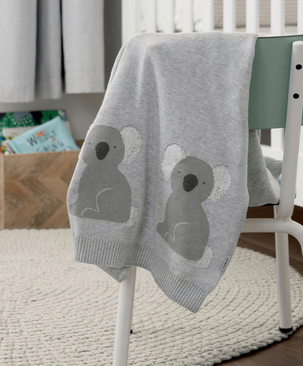 Blanket Knitted - Koala
