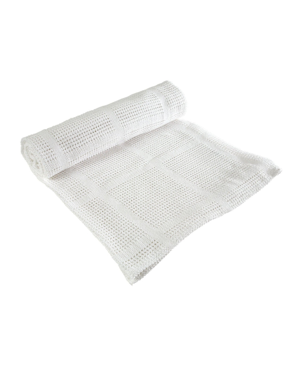 Large Baby Blanket White Mamas Papas UK