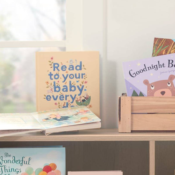 How do books support newborn and toddler sleep?