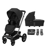 Maxi-Cosi Fame Pushchair and Carrycot - Black with Black Wheels