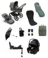 Bugaboo Fox5 Essential 9 Piece Travel System with Maxi-Cosi Pebble 360 Pro&sup2; Car Seat and Base - Forest Green