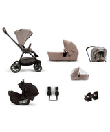 Nuna TRIV Next Urbn Pushchair Bundle with PIPA Urbn Car Seat & LYTL Carrycot (7 Pieces) - Cedar