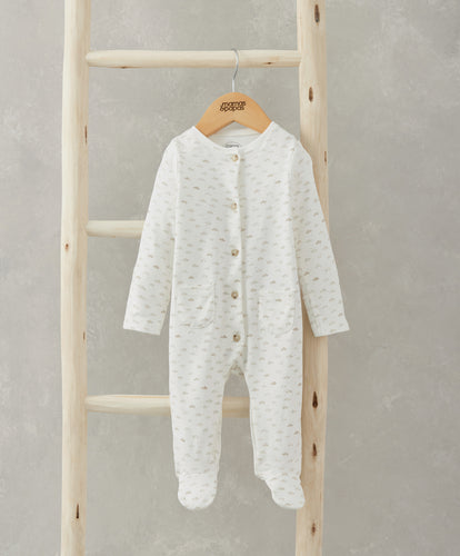 Cloud All In One Sleepsuit - White