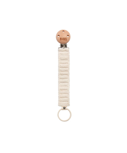 Bibs World BIBS Pacifier Clip - Knitted Ivory