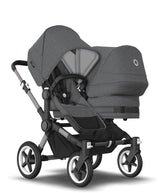 Bugaboo Pushchairs Bugaboo Donkey 5 Double Carrycot & Seat Pushchair - Grey Melange