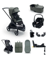 Bugaboo Pushchairs Bugaboo Dragonfly Pushchair Bundle with Maxi-Cosi Pebble 360 Pro² Car Seat & Base - Forest Green
