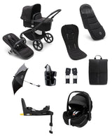 Bugaboo Pushchairs Bugaboo Fox 5 Essential 9 Piece Travel System with Maxi-Cosi Pebble 360 Pro&sup2; and Base - Midnight Black