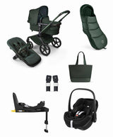 Bugaboo Pushchairs Bugaboo Fox 5 Noir Stroller Bundle with Maxi-Cosi Pebble 360 Pro Car Seat & Base  (5 Piece) – Midnight Green