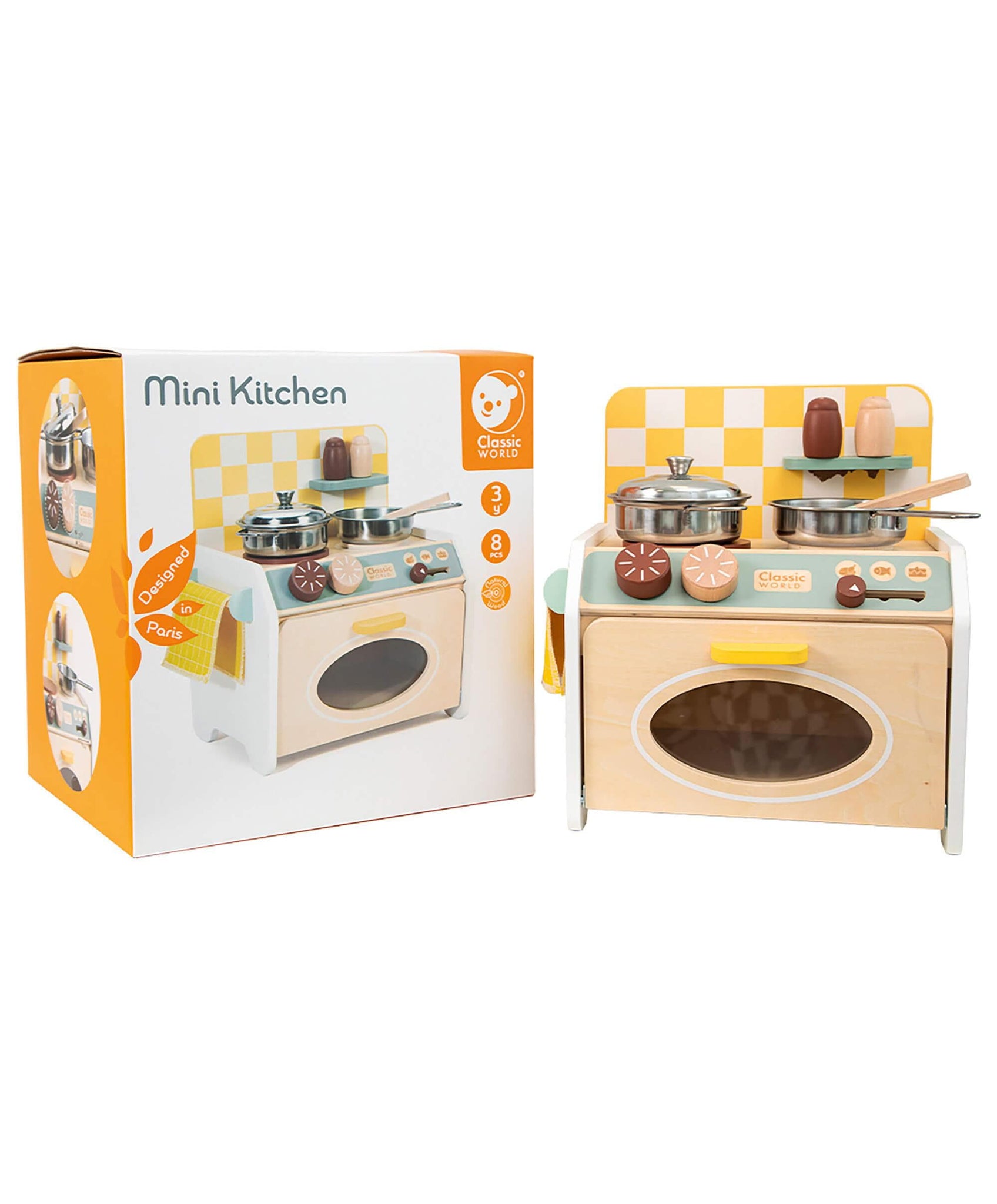 Small wooden cheap play kitchen