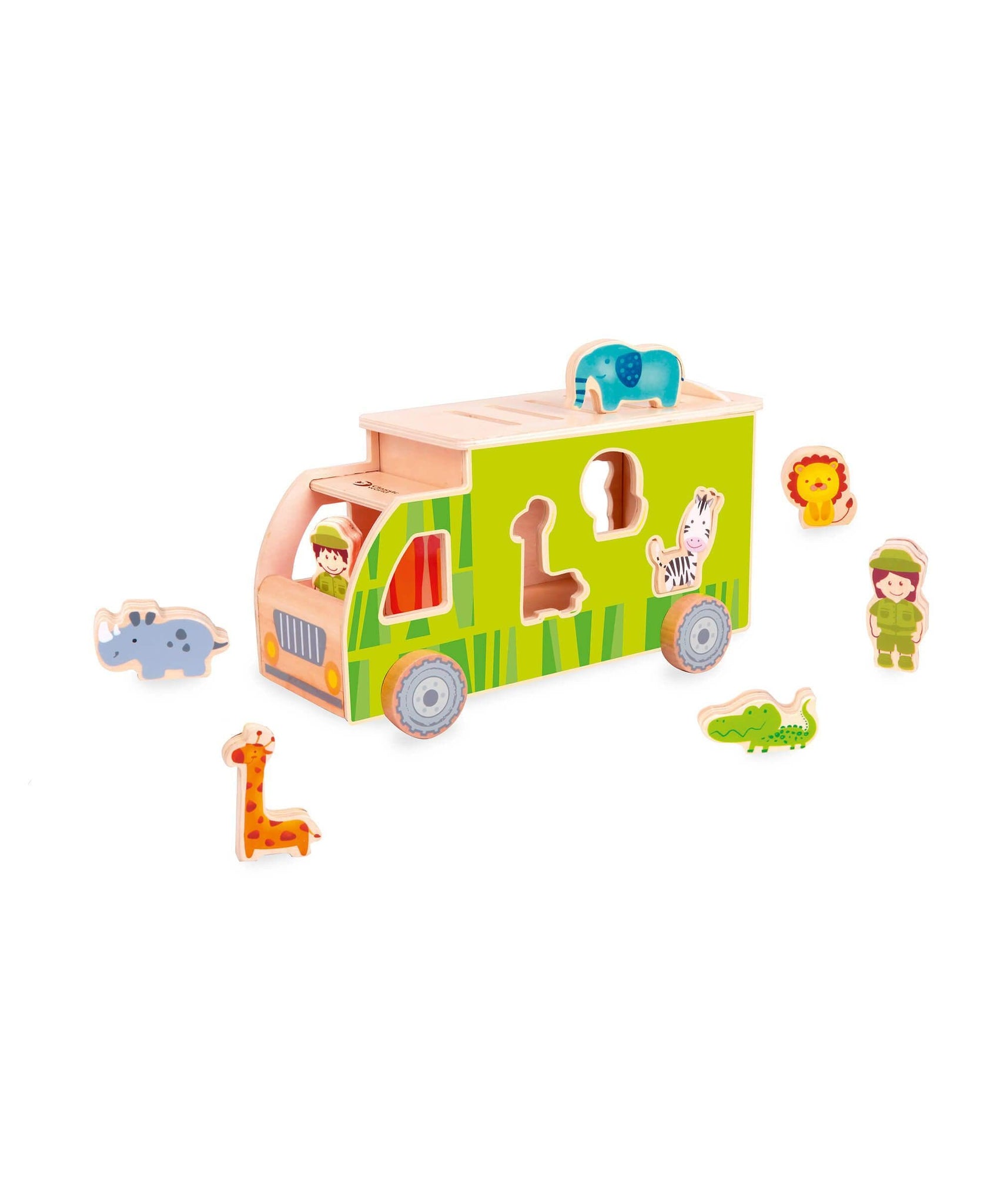 Animal Truck Wooden Shape Sorting Toy Classic World Toys Mamas Papas UK
