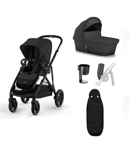 Cybex Cybex Gazelle S Pushchair Bundle (5 Pieces) – Black