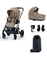 Cybex Pushchairs Cybex Balios S Lux Essential Pushchair Bundle – Almond Beige