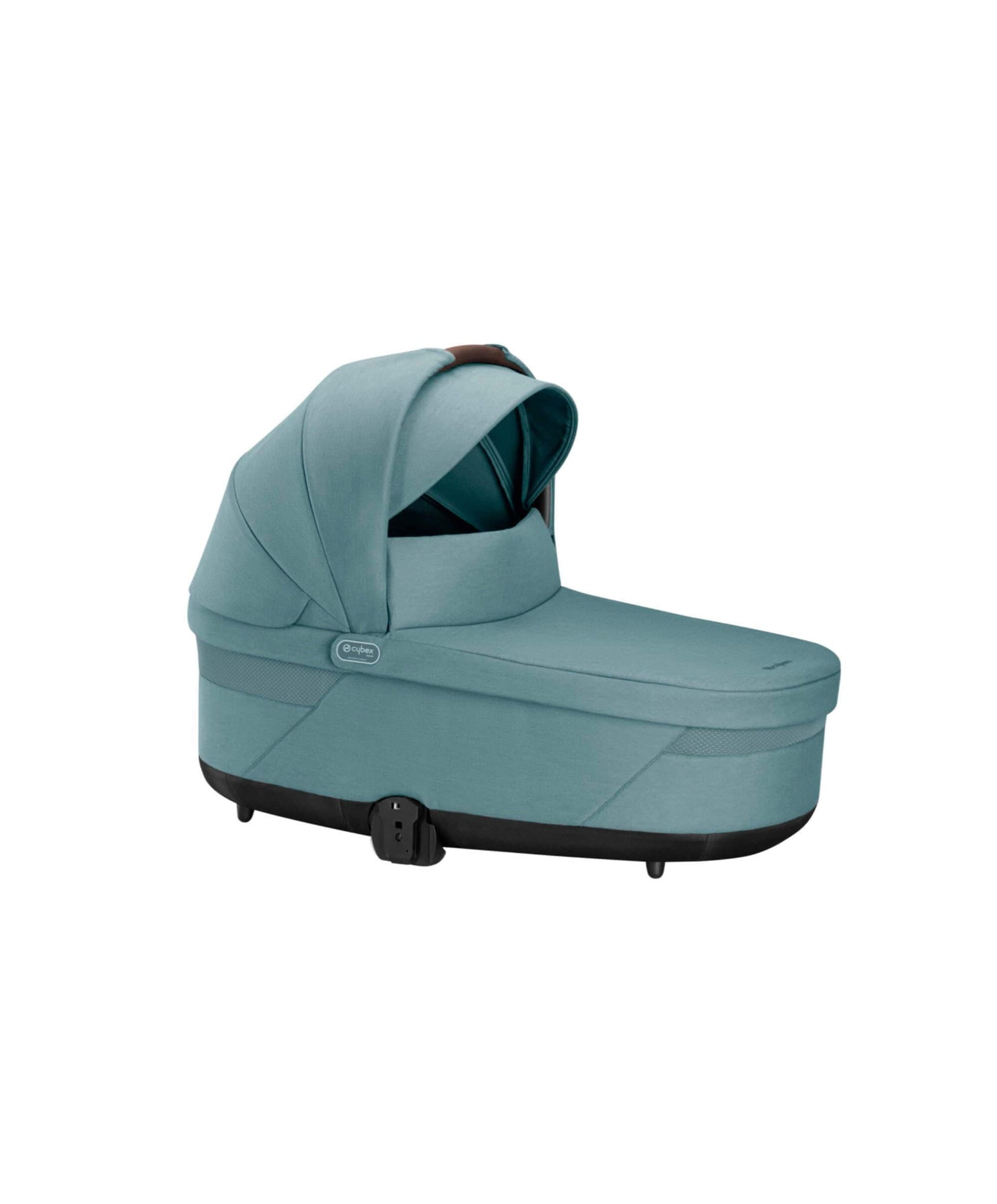 Cybex Balios S Lux Black Chassis with Carrycot - River Blue