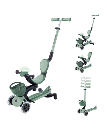 Globber Outdoor Play Globber Go Up Baby 360 Lights Scooter – Sage