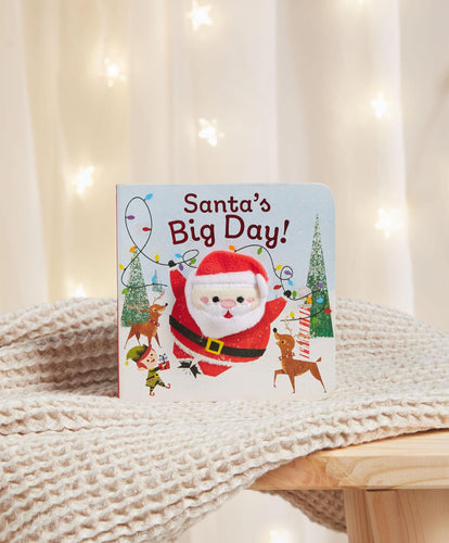 House of Marbles Books Santa’s Big Day Chunky Finger Puppet Book