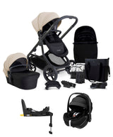 iCandy Orange 4 Pushchair Bundle with Maxi-Cosi Pebble 360 Pro&sup2; Car Seat & Base – Latte