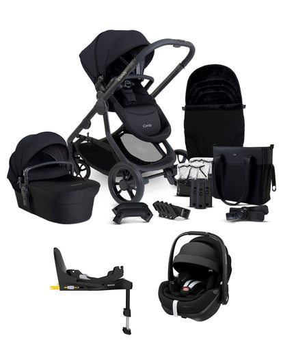 iCandy Orange4 Pushchair Bundle with Maxi-Cosi Pebble 360 Pro² Car Seat & Base – Black