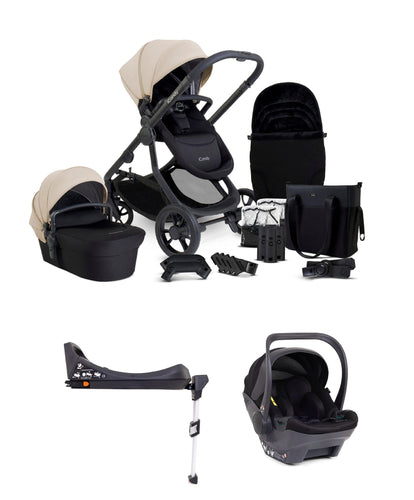 iCandy Pushchairs iCandy Orange4 Pushchair Bundle with iCandy Cocoon Car Seat & Base - Latte