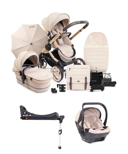 iCandy Pushchairs iCandy Peach 7 Complete Pushchair Bundle with Cocoon Car Seat - Biscotti/Latte