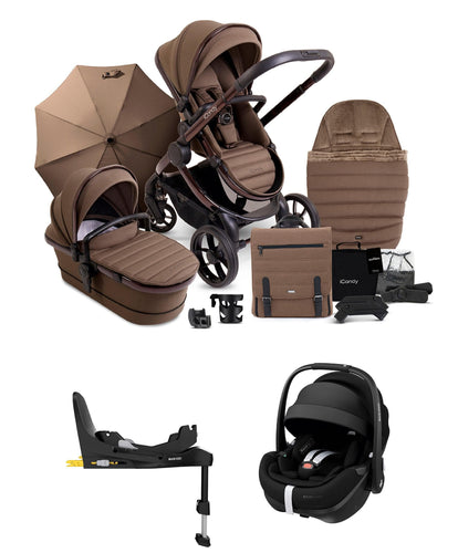 iCandy Pushchairs iCandy Peach 7 Complete Pushchair Bundle with Maxi-Cosi Pebble 360 Pro² & Base – Coco