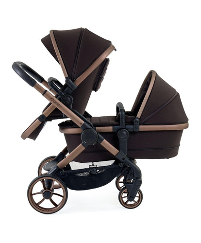 iCandy Pushchairs iCandy Peach 7 Double Pushchair Bundle – Pecan