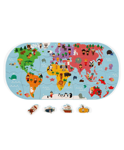 Janod Bath Toys Janod Bath Explorers Puzzle