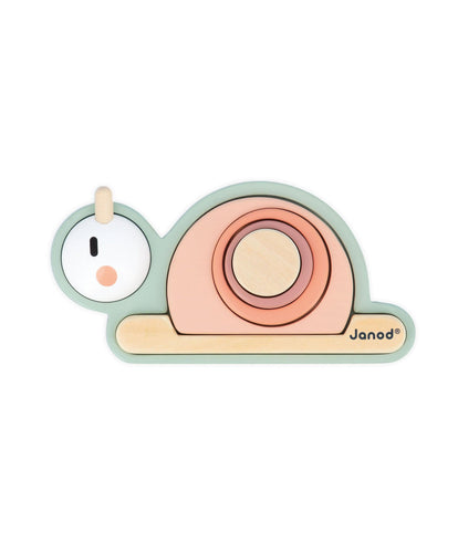 Janod Eco Friendly & Wooden Toys Janod Stackable Sensory Snail