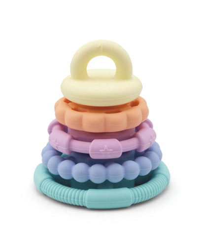 Jellystone Teethers Jellystone Designs Rainbow Stackers & Teether – Pastel