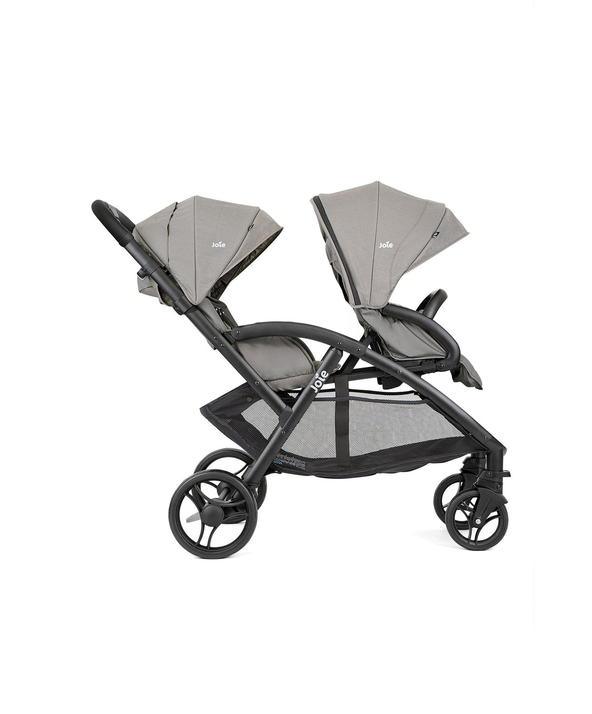 Joie evalite Duo Double Stroller Pebble Grey Mamas Papas UK