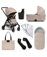 Joolz Pushchairs Joolz Hub² Pushchair Bundle with Carrycot (6 Piece) - Sandy Taupe