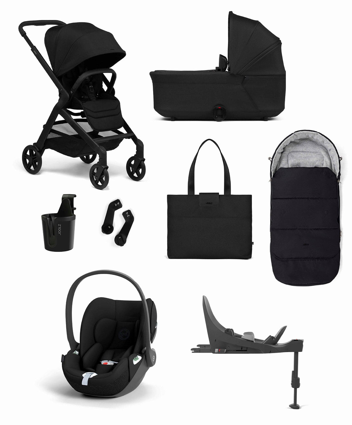 Joolz Hub Pushchair Bundle with Cybex Cloud T Car Seat Base 8 Piec Mamas Papas UK