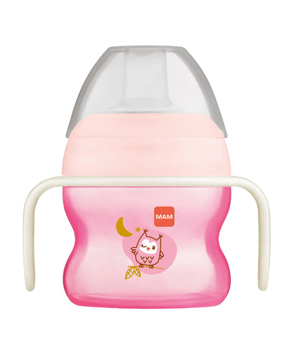 Mam Breastfeeding MAM Starter Cup with Glow Handles (150ml) - Pink