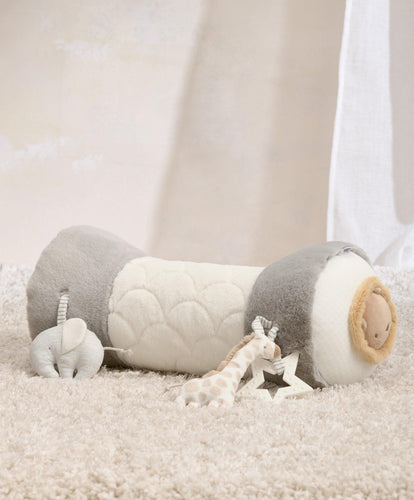 Mamas & Papas Activity Toys Tummy Time Roll - Welcome to the World Elephant/Grey