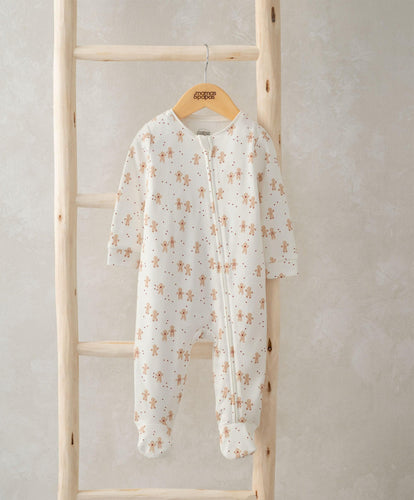 Mamas & Papas All-in-Ones & Bodysuits Gingerbread Zip Christmas All in One