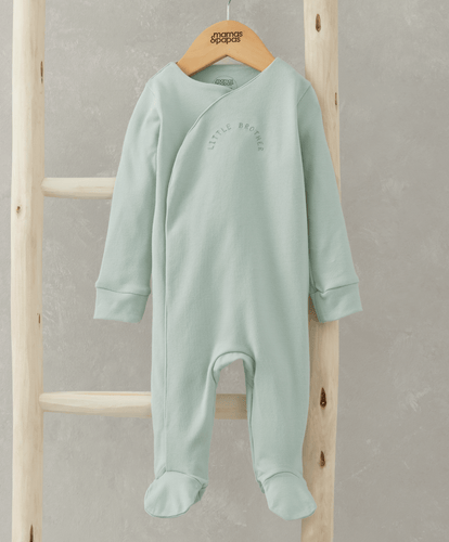 Mamas & Papas All-in-Ones & Bodysuits Little Brother All In One - Blue