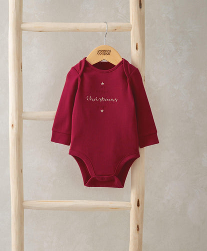 Mamas & Papas All-in-Ones & Bodysuits My First Christmas Bodysuit - Red