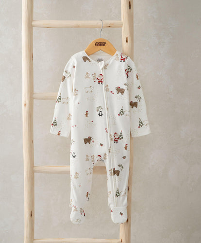 Mamas & Papas All-in-Ones & Bodysuits Night Before Christmas Sleepsuit