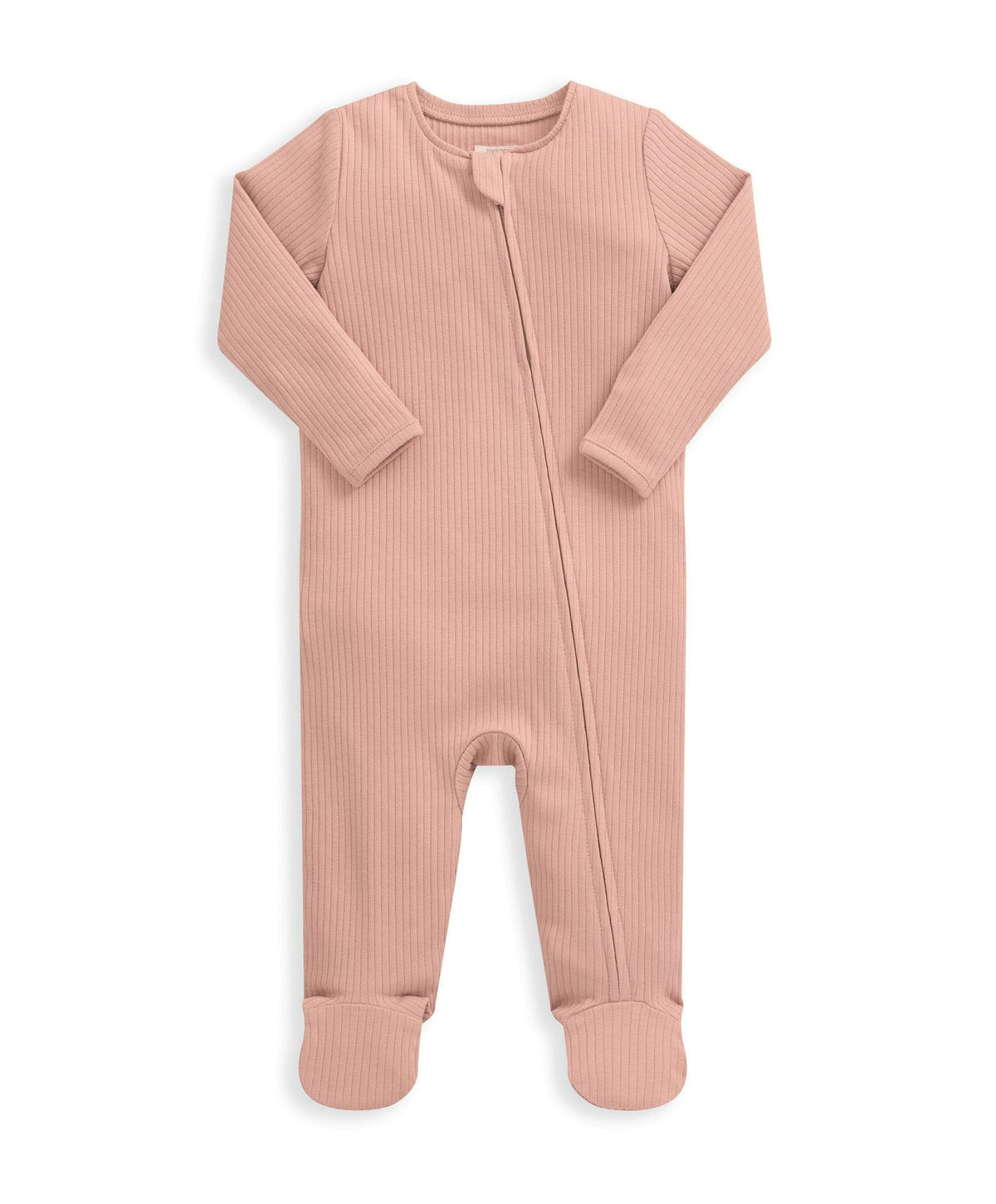 Organic All In One Sleepsuit - Dusky Pink – Mamas & Papas UK