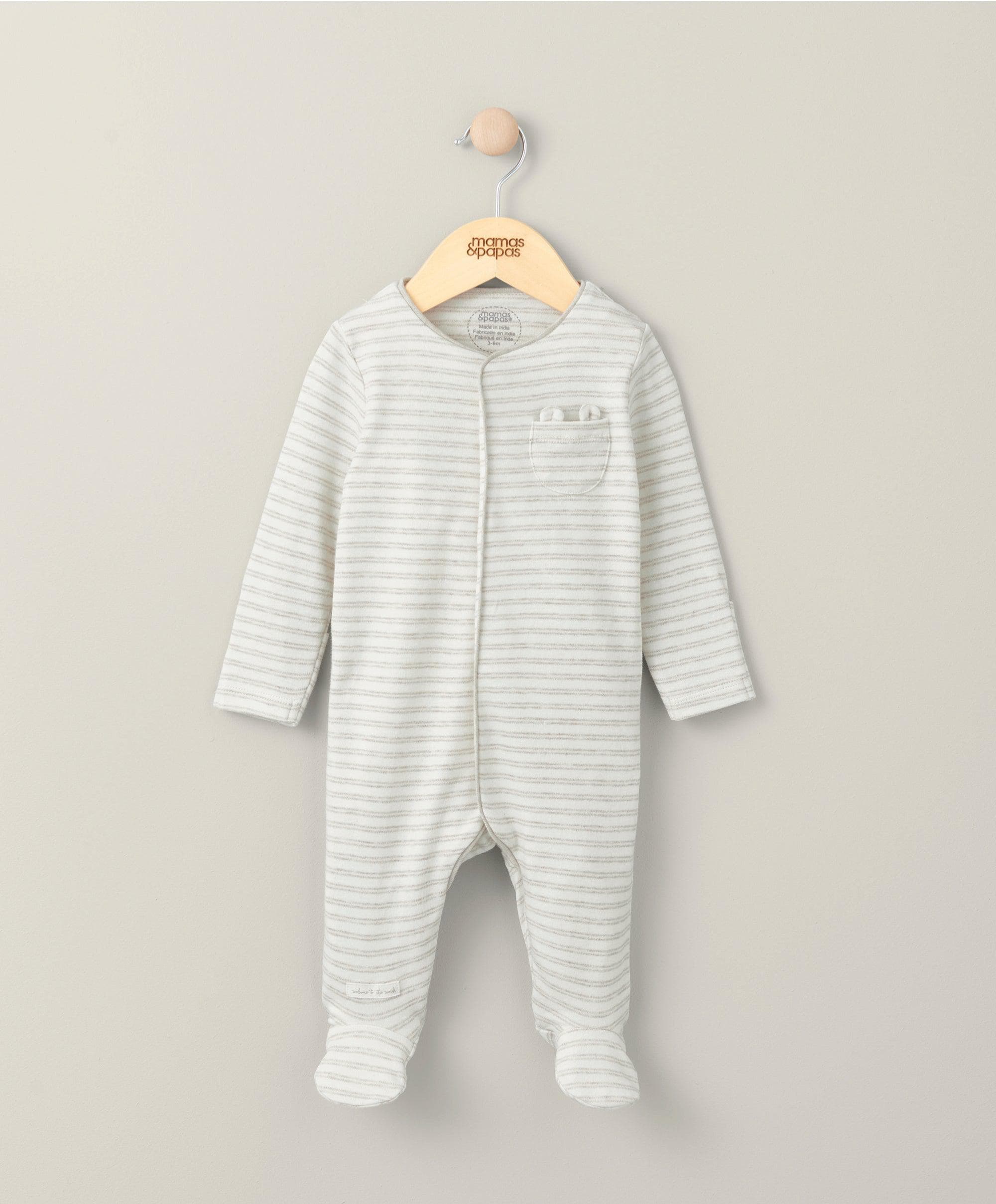 Mamas and papas zip clearance sleepsuit