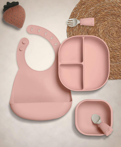 Mamas & Papas Baby Weaning First Mealtime Silicone Set - Melba