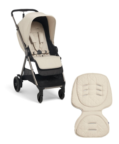 Mamas & Papas Buggies Libro Stroller Bundle with Quilted Memory Foam Liner (2 Piece)– Morell/Stone