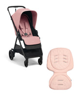 Mamas & Papas Buggies Libro Stroller Bundle with Quilted Memory Foam Liner (2 Piece)– Peony