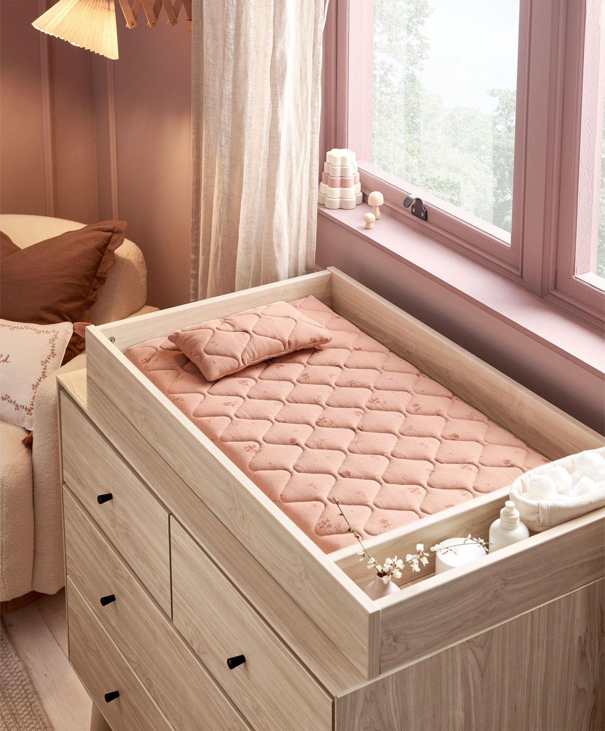 Luxury Changing Mat Welcome to the World Wildflower Mamas Papas UK
