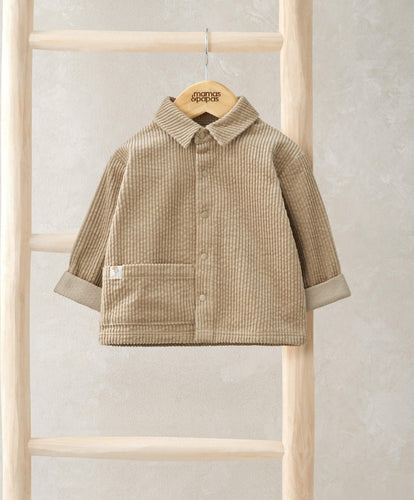 Mamas & Papas Cord Shacket - Beige