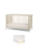 Mamas & Papas Cotbed Bundles Kinlay Cotbed & Essential Airflow Pocket Spring Mattress Bundle - Moss Green