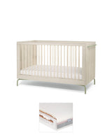 Mamas & Papas Cotbed Bundles Kinlay Cotbed & Luxury Hybrid Twin Mattress Bundle - Moss Green