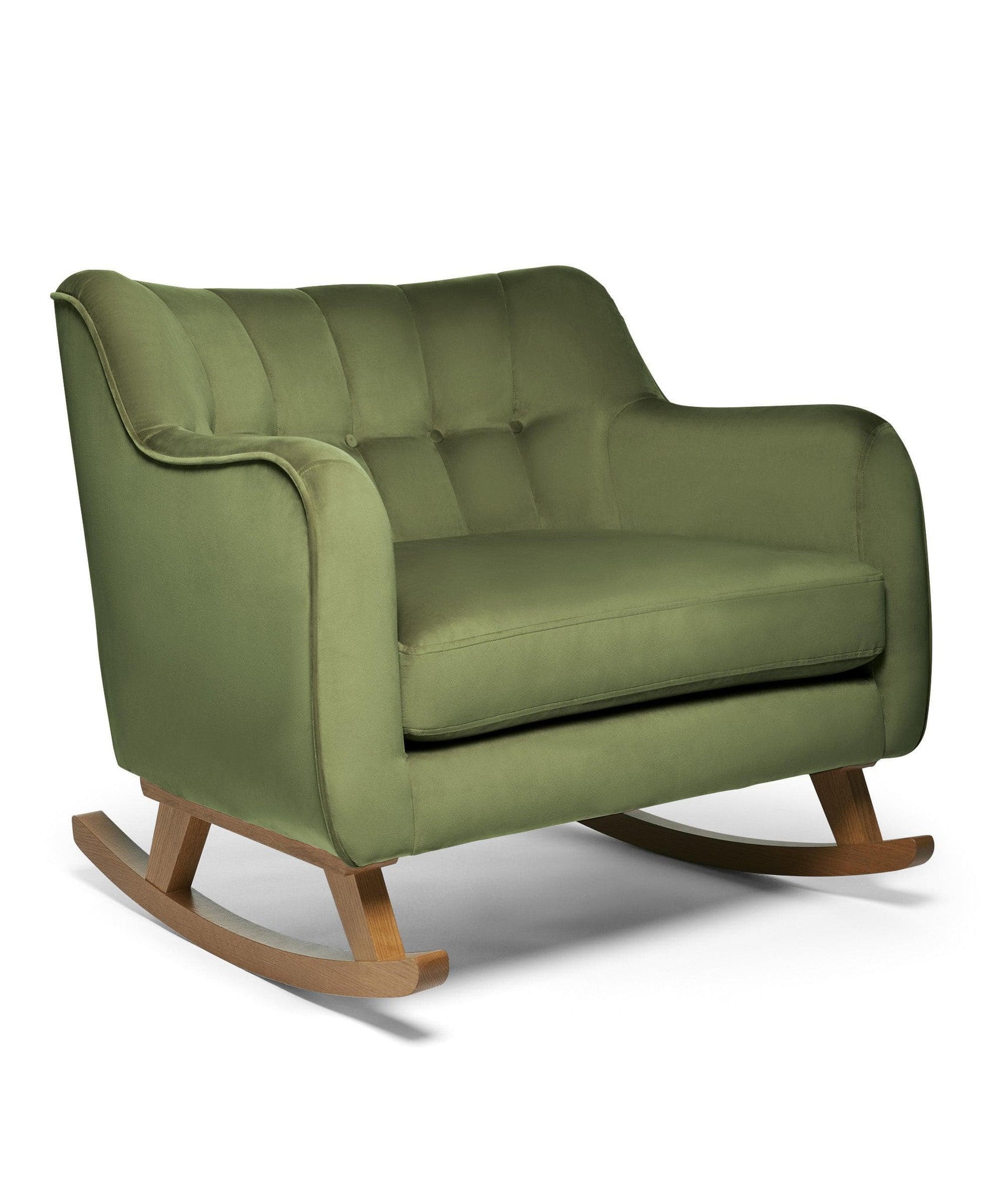 Hilston Cuddle Chair in Velvet - Olive – Mamas & Papas UK